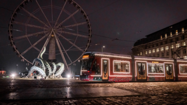 Le Tram de Noël présent sur six lignes de la Stib