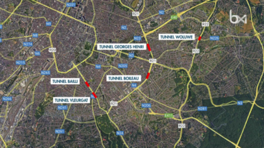 Une étude recommande la fermeture définitive de plusieurs tunnels à Bruxelles