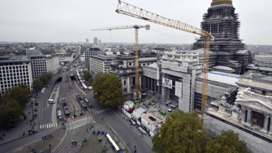 Le projet de restauration de la façade avant du Palais de Justice de Bruxelles récompensé