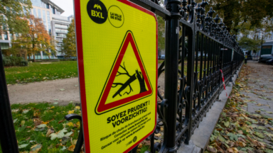 La place De Brouckère et une partie du boulevard Anspach fermés en raison du vent