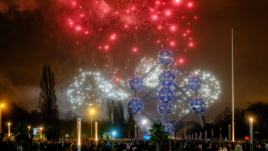 50.000 spectateurs au pied de l’Atomium pour le feu d’artifice du réveillon