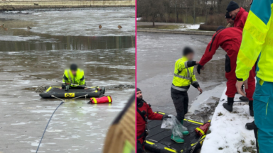 Accident insolite à Woluwe-Saint-Pierre : un géomètre bloqué dans la vase secouru par les pompiers