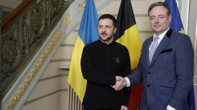 Zelensky à Bruxelles pour le sommet européen, la mobilité perturbée