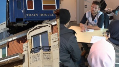 Fermeture du Train Hostel à Schaerbeek : des dizaines de familles menacées d’un retour à la rue