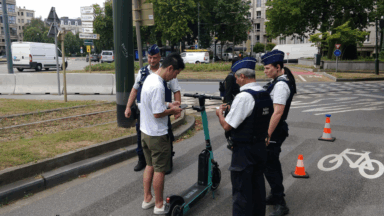 La police sensibilise les conducteurs à deux roues aux risques d’accidents