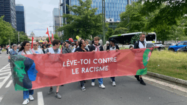 Une centaine de personnes manifestent contre le racisme dans le quartier Nord